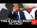 Trump Makes Crowd Laugh Holding Up 'Biden Tic Tacs' To Illustrate Inflation Woes