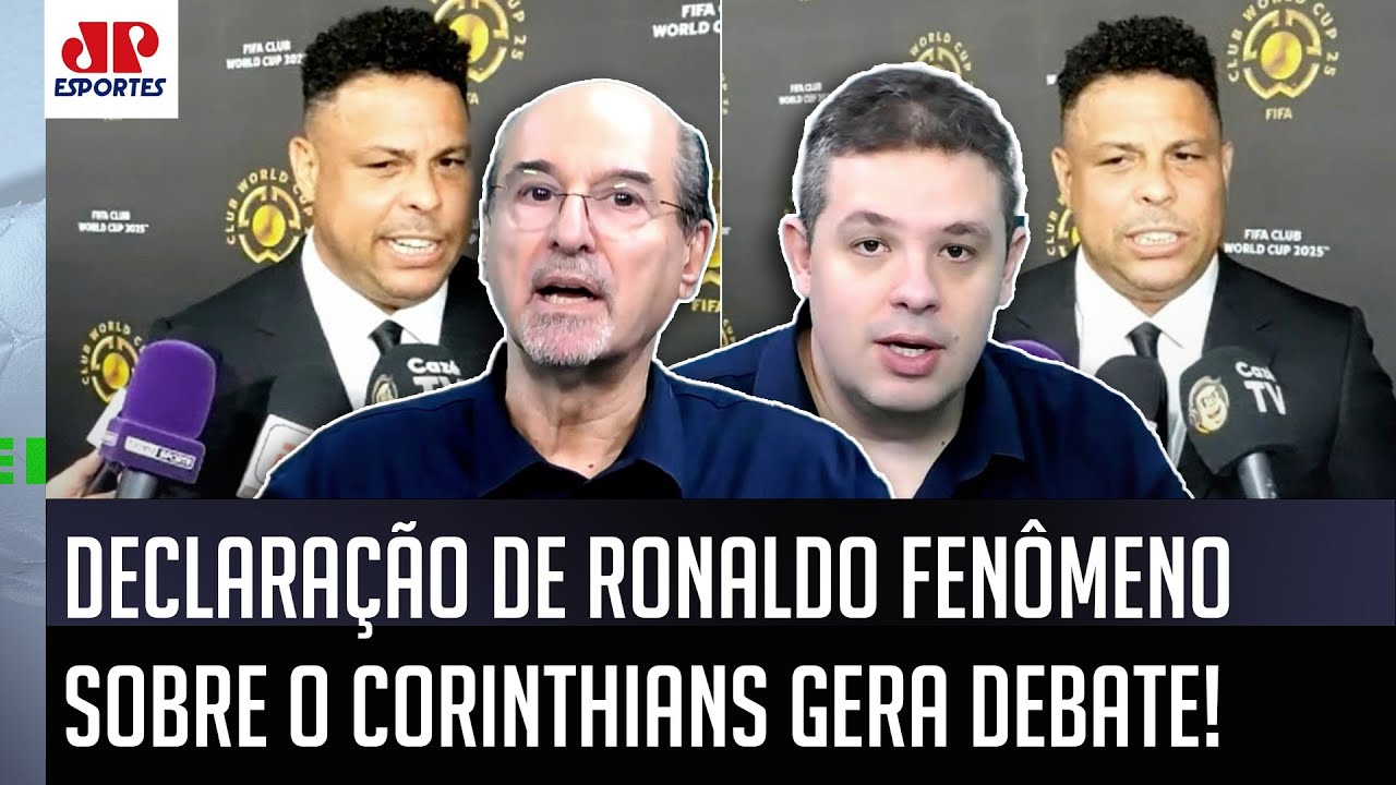 "ISSO É SURPREENDENTE! O Ronaldo Fenômeno REVELOU que o Corinthians..." OLHA o que GEROU DEBATE!
