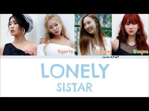 SISTAR - LONELY Color Coded Lyrics [Han|Rom|Eng]