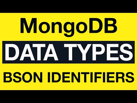 MongoDB Data Types 03 MongoDB BSON Type Identifiers