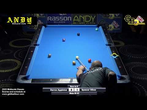 Main Event Winners R1 - Darren Appleton vs Spencer Oliver