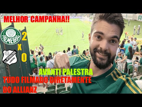 PALMEIRAS 2X0 Inter de Limeira - Campeonato Paulista 2023 - DIRETO DO ALLIANZ