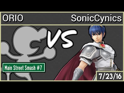Main Street Smash #7 (Winner's) ORIO (Mr. Game & Watch) VS SonicCynics (Marth)