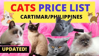 Cat PRICE LIST Philippines | Cartimar Pet Shops (2020)