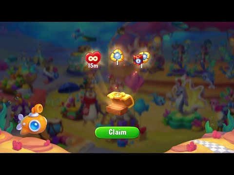 @Fishdom Level Super Hard Level 10477 - 10478. Won 1st Race 🏁