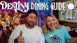 Disney Destiny Dining Guide| Rotational Dining Menus, Must-Trys & What to Avoid
