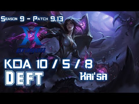 KZ Deft KAI'SA vs KALISTA ADC - Patch 9.13 KR Ranked