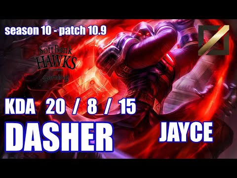 【韓国サーバー/GM】SHG DASHER ジェイス(Jayce) VS ルブラン(Leblanc) MID - Patch10.9 KR Ranked【LoL】