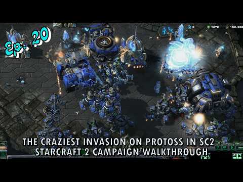 The CRAZIEST INVASION ON PROTOSS In Sc2 - Starcraft 2 Campaign WalkThrough