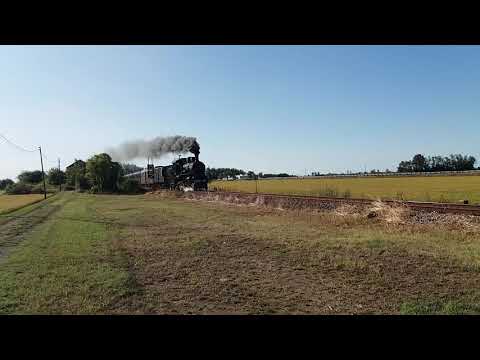 La mega fumata del treno storico!