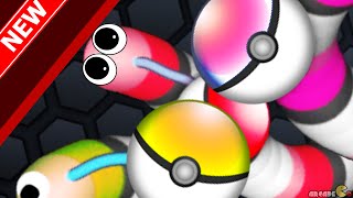 Slither.io New Pokemon Ball Skin Mod Legendary Snake Killer In Slitherio!