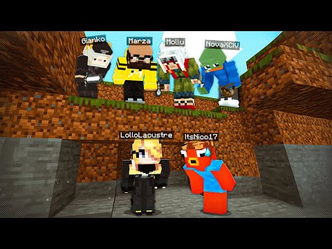 CACCIA all'UOMO su MINECRAFT VS TWITCH ITALIA!!