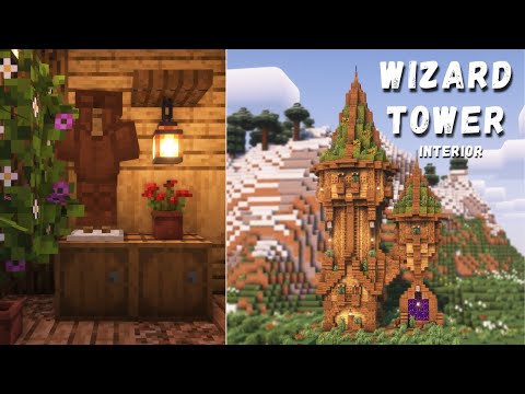 Minecraft: How to Build a Wizard Tower with Everything You Need To Survive | Part 2