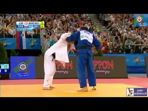 Judo 2013  European Championships Budapest: Liparteliani (GEO) - Denisov (RUS) [-90kg] final