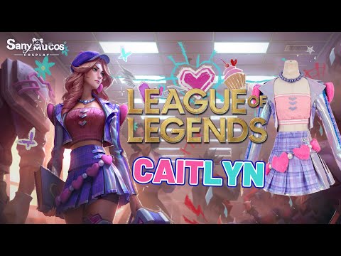 【SanyMuCos】League of Legends Heartthrob Caitlyn Cosplay Costume Plus Size Detail Show