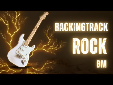 Base para improvisar guitarra - Rock  - Bm / Backing Track Bm Rock