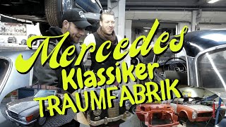 Die Mercedes Traumfabrik - Zu Besuch bei Rotscher Classic Parts | MB Youngtimer Parts & Service