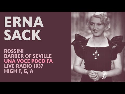 Glass Shatterers!  Erna Sack live with her ultra-high notes