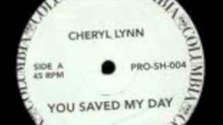 Cheryl Lynn "you saved my day" (EL edit)