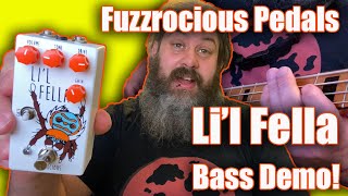 Video thumbnail for Fuzzrocious Pedals | Li'l Fella | OD/Dist/Fuzz it does them all!!! by Andy Bassist
