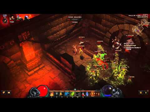 ♥ Diablo 3 Hardcore Witch Doctor Let's Play - #6 The End of Act 1