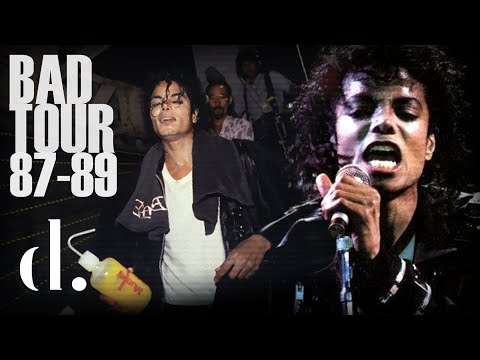 Thumbnail for Backstage Michael Jackson's Bad Tour RARE Footage | the detail. by michael ack