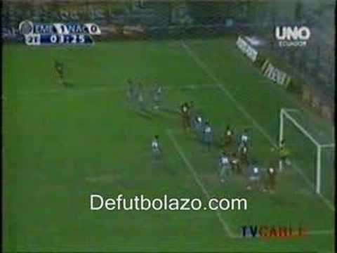 Emelec 1 El Nacional 0 - Copa Pílsener 2008 Fecha 12