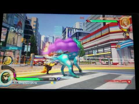 Pokken DX SG Group Match FT3 SingaporeKris(Suicune) Vs Tian(Braixen)