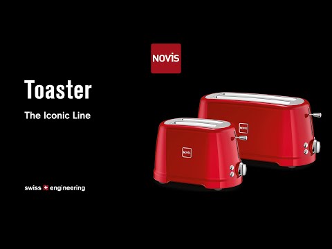 Prajitor de paine Novis, Toaster T2, capacitate 2 felii, sistem extra-lift, putere 900 W, centrare automata, 7 trepte de incalzire, design elegant, crem - eMAG.ro