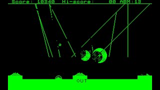 Sharp MZ-80B Game: Missile Command (1981)