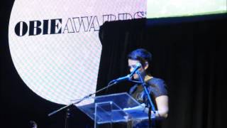 Emily Donahoe Wins Best Performance OBIE Awards 2016