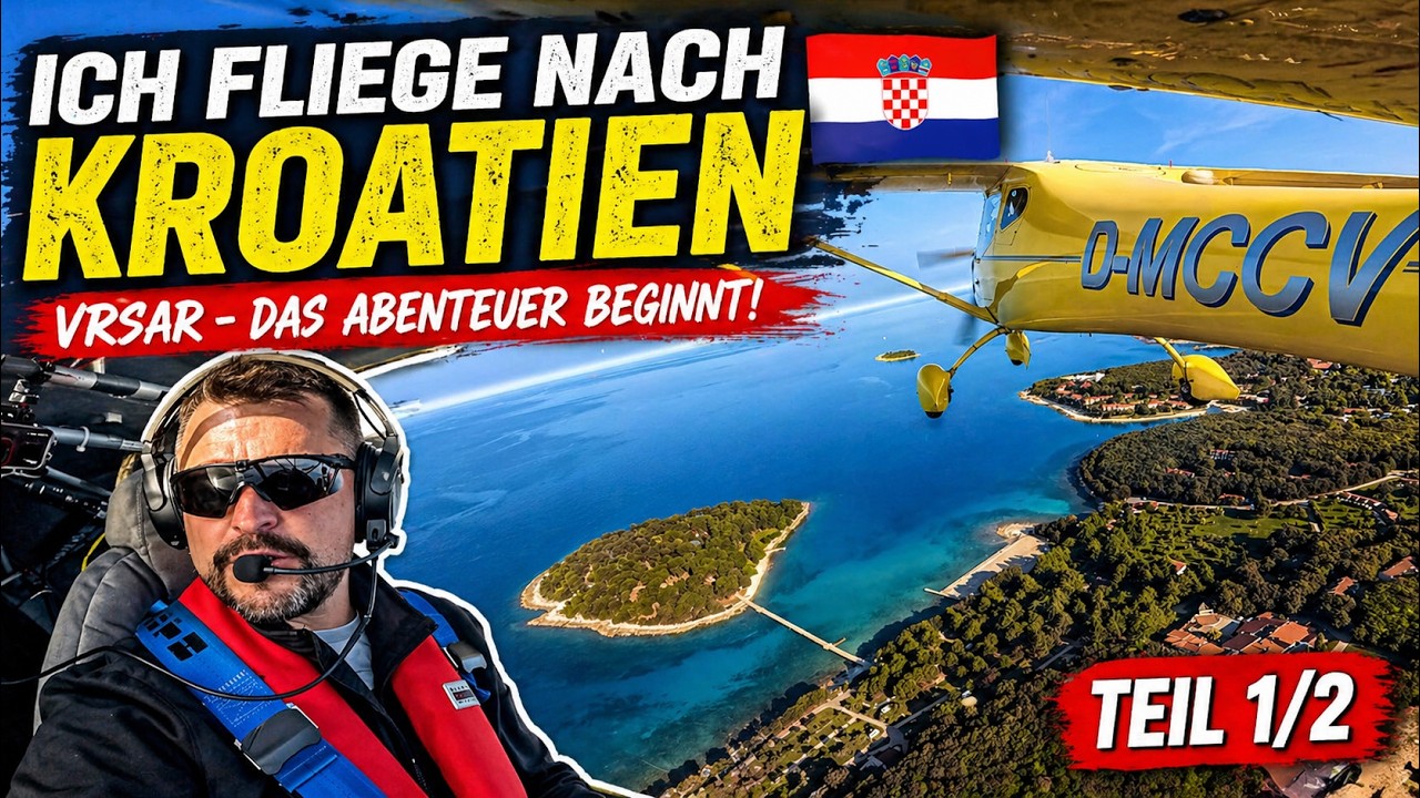 Ich fliege nach Kroatien Vrsar | Pilot Frank