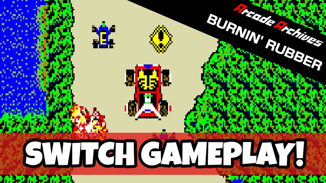 Arcade Archives BURNIN' RUBBER Nintendo Switch Gameplay!
