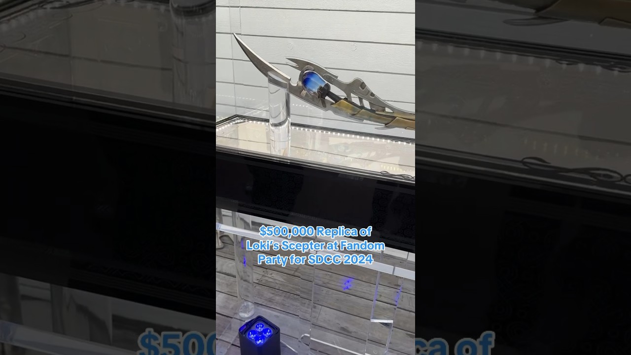 $500k Replica of Loki's Scepter Spotted at #SDCC