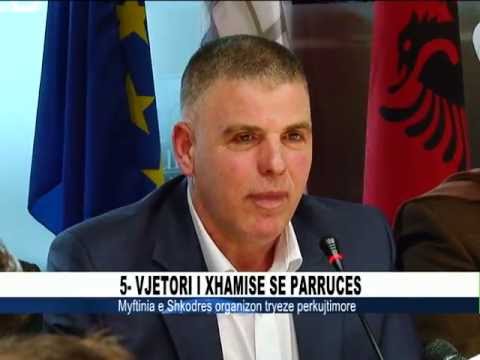 Myftinia Shkoder, 23 mars 2012 - Përkujtohet 5 vjetori i xhamisë së Parrucës.mpg