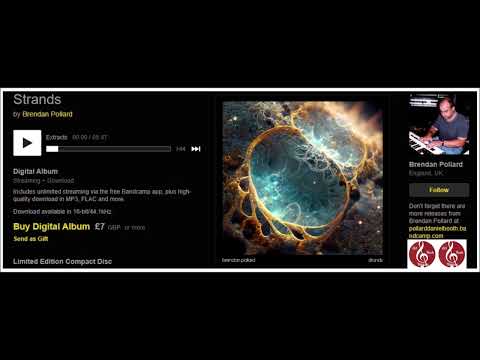 Brendan Pollard(UK)-Strands(2025)-Regulo 75, (Progressive electronic, Berlin school).