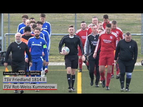 TSV Friedland 1814 II : FSV Rot-Weiss Kummerow