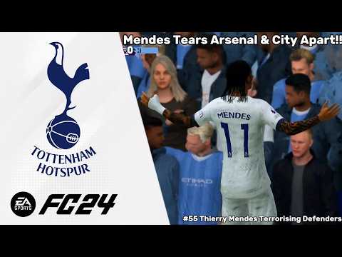Mendes Destroys Arsenal & City!! || EAFC 24 Player Career Mode Episode #55