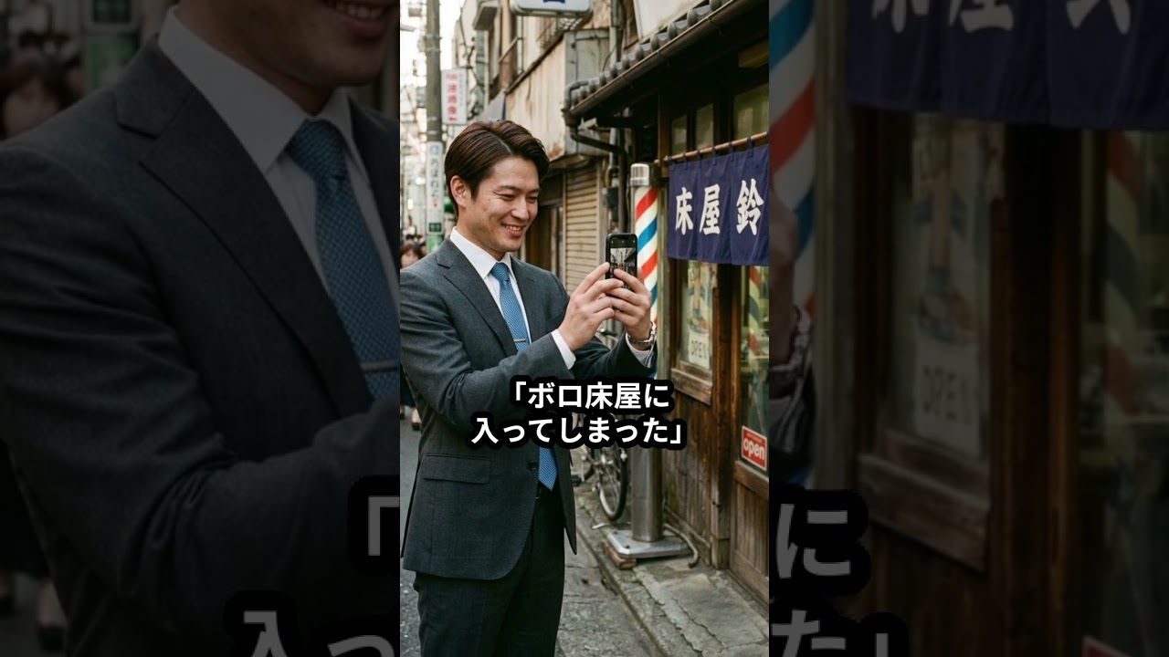 「ボロい床屋に金払えるか」町の理容室で老店主を笑い、SNSに晒した男。しかし数時間後、男は全てを失う—— #Shorts