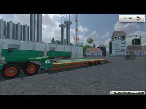 farming simulator 2013 mod review Pack Low Loader Aguas Tenias by Big boss modding