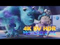4K DV HDR Monsters Inc