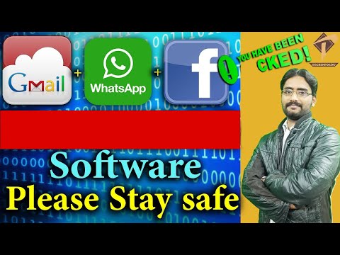 One Click Facebook,WhatsApp,Gmail Danger Software ? Don't Try ? | Please Stay safe