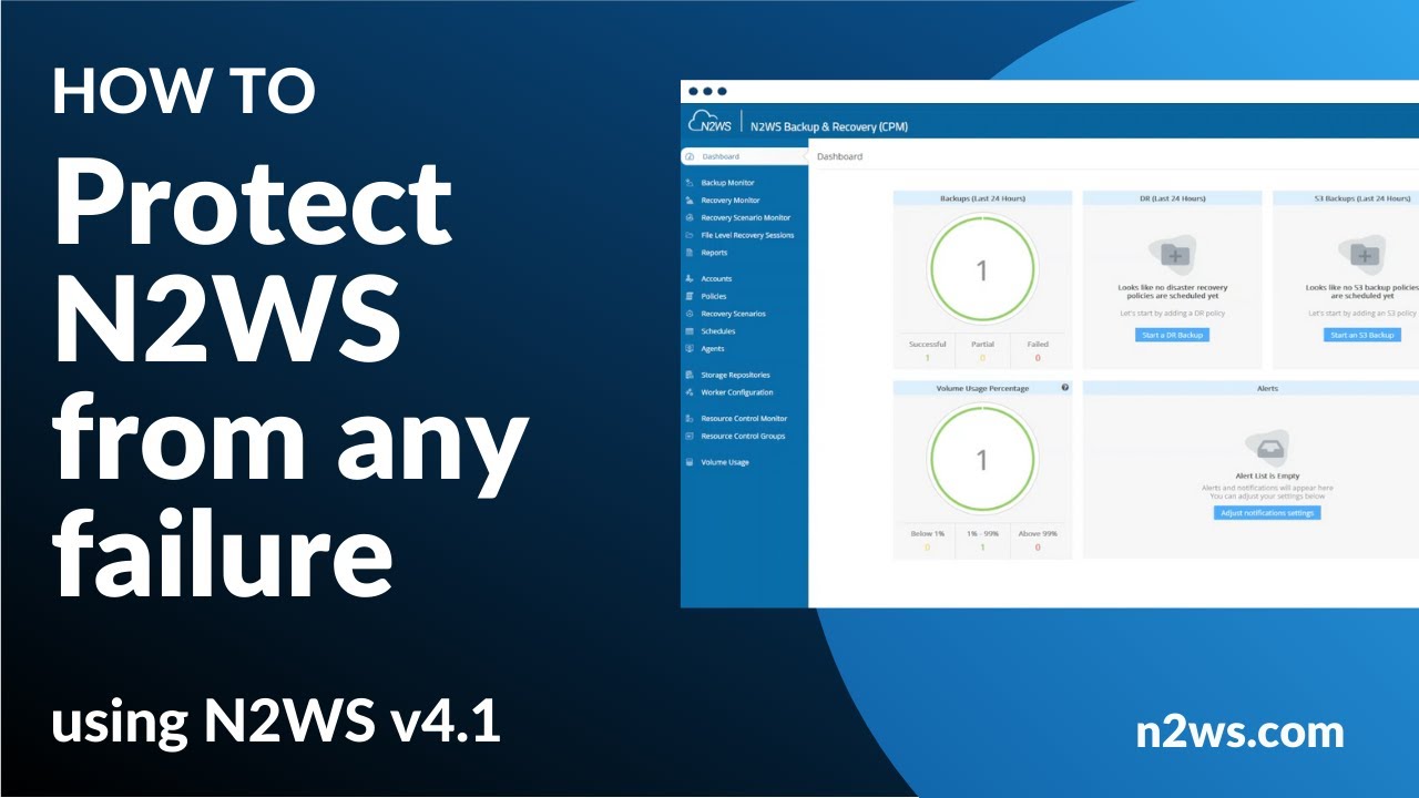 Learn how N2WS Backup & Recovery can protect itself from any AWS outages or failures