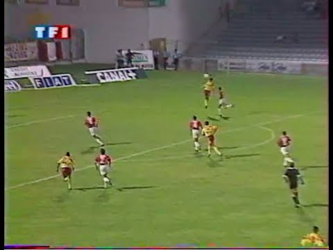 NIMES - LENS-1-1     (TOUS LES BUTS : DIVISION 1 : SAISON 1992-1993)