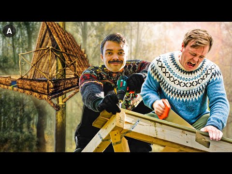 Vi bygger hytta fra The Forest IRL