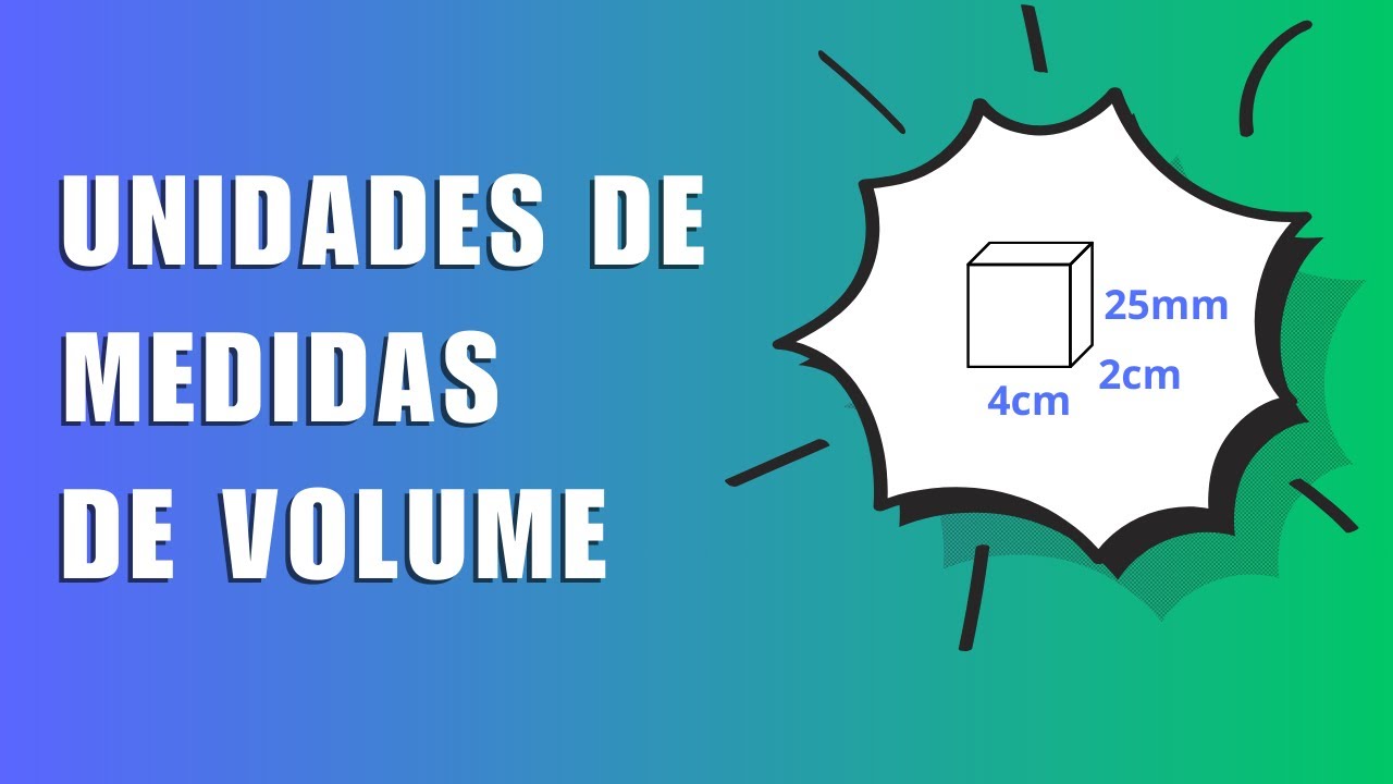 UNIDADES DE MEDIDAS DE VOLUME | MATEMÁTICA BÁSICA
