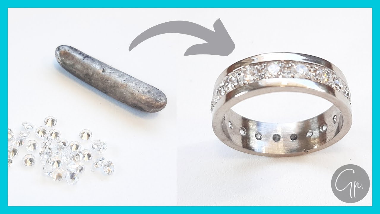 🌹Anillo SIN FIN de ORO BLANCO, 💎Clases de Joyería