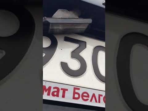 Как снять плафон подсветки заднего номера (ASX)