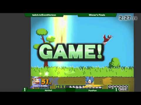Construct 28 - Marshall (Diddy) vs PowPow (Sonic) - Smash 4 Winners Finals