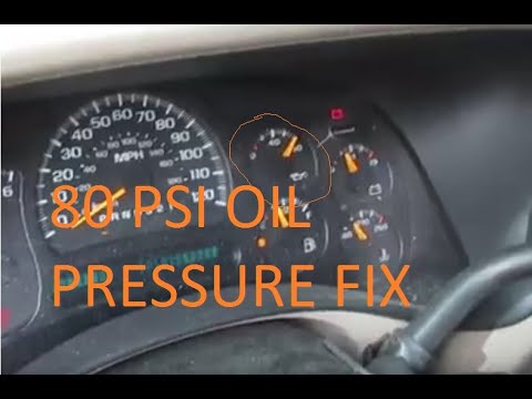 How to Repair 80psi oil pressure gauge Silverado Sierra Yukon Suburban